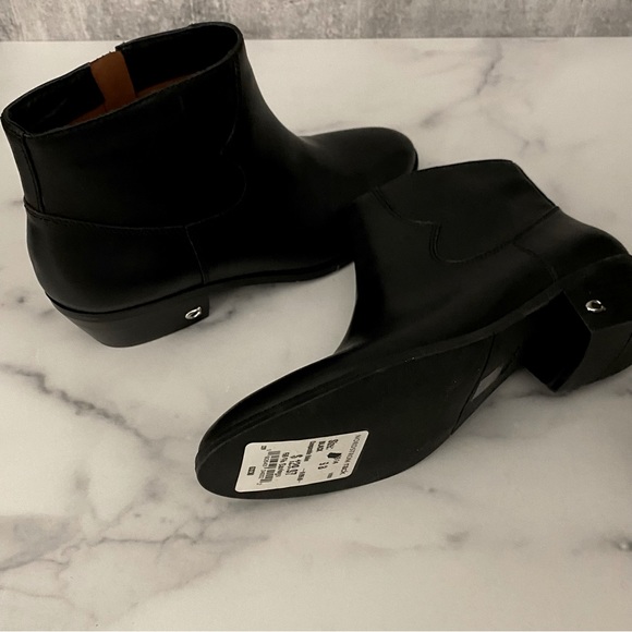 Coach Danni Black Leather Boots Size 9 - Picture 9 of 10